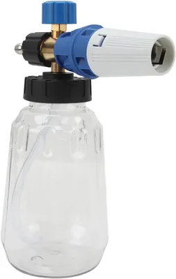 Zdjęcie produktu dla Pistolet do piany myjka wysokociśnieniowa 4000 psi, regulowana głowica natryskowa, szybkozłącze 1/4 cala