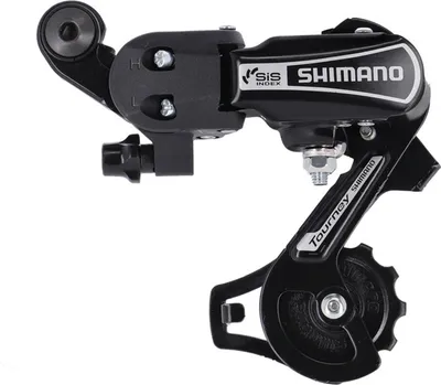 Image de SHIMANO RD-TY21 dérailleur Tourney 6 vitesses, sans adaptateur, cage courte, noir