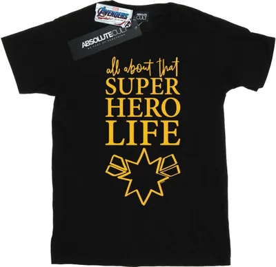 Produktbild von Marvel - "Avengers Endgame Superhero Life" T-Shirt für Herren BI9353 (S) (Schwarz)