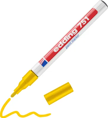 Produktbild von Edding e-751 Lackmarker gelb 4-751005