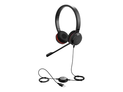 Produktbild von Jabra Evolve 30 II, Kabelgebunden, Büro/Callcenter, 150 - 7000 Hz, 171 g, Kopfhörer, Schwarz