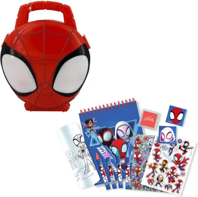 Produktbild von Spiderman Zeichnungsbox Kreatives Mal und Zeichenset für Kinder