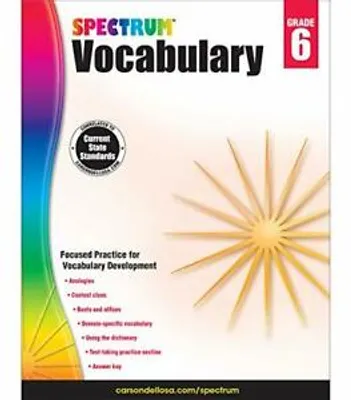 Image de Spectrum Vocabulary, Grade 6