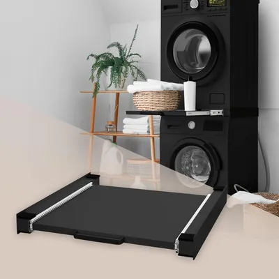 Productafbeelding van Universeel Tussenframe voor Wasmachine - Zwart