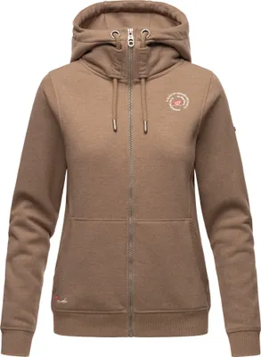 Obrázok produktu pre Marikoo Setsunaa Dámska mikina s kapucňou Bunda s kapucňou Prechodný sveter Pulóver Taupe Grey Melange Veľkosti 36 - S