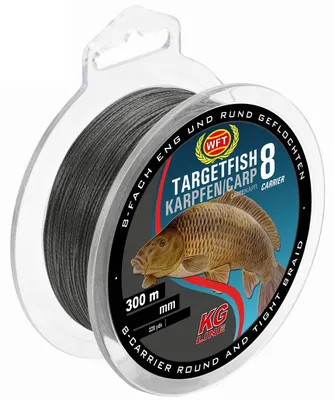 Produktbild von WFT TF8 Karpfen black 0,22mm 300m 20Kg - Karpfenschnur