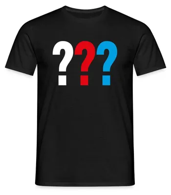 Produktbild von Spreadshirt Die Drei Fragezeichen Logo Männer T-Shirt, XXL, Schwarz