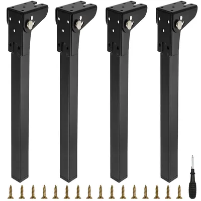 Produktbild von Omgoods – Klappbare Tischbeine, 60 cm, mit Fußschutz