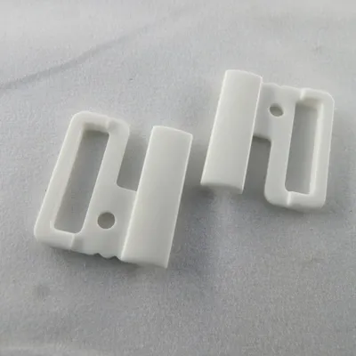 Produktbild von BH Bikini Verschluss Metall Kunststoff Plaste Bikiniverschluss 14 / 20 mm / Material / Farbe=Kunststoff weiß | Größe=20 mm