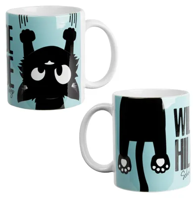 Produktbild von Ralf Schmitz Tasse - Wilde Hilde Schmitz' Katze Kaffeetasse Becher Kaffeebecher aus Keramik 320 ml
