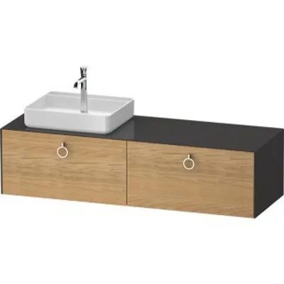 Produktbild von DURAVIT WT4890LH5H10010 WTU wh White Tulip 550x1600x408mm Eic