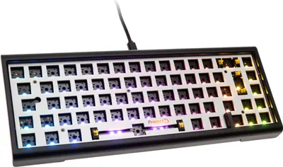 Produktbild von Ducky Tinker 65 Barebone, 65%, Kabelgebunden, USB, Mechanischer Switch, RGB-LED, Schwarz