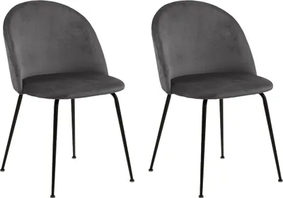 Obrázek produktu pro Jídelní židle Smuk Calix Grey - 2 kusy
