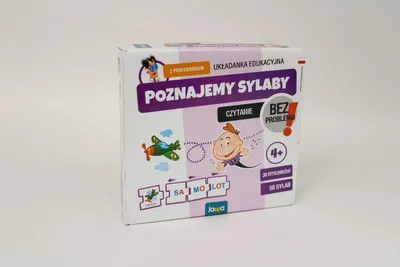 Zdjęcie produktu dla Gra Poznajemy Sylaby Z Profesorkiem 05043