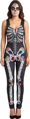 Obrázek produktu pro Kostým kostlivce pro dámy - Día de los Muertos M / L