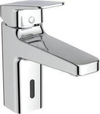 Immagine prodotto di Miscelatore per lavabo CERAPLAN H90 con scarico a scomparsa, funzione sensore cromo cromo