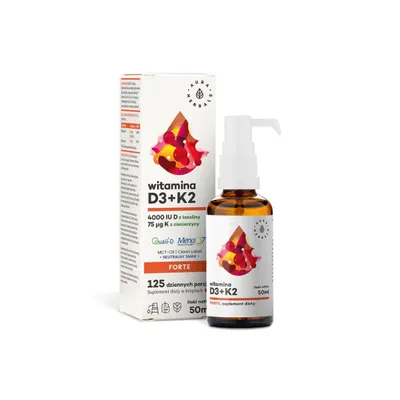 Produktbild von Aura Herbals Vitamin D3 4000 IU + K2MK7 50 ml