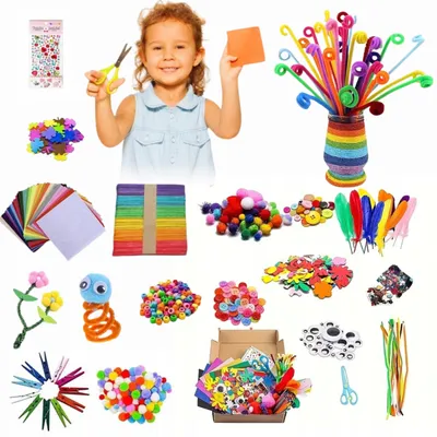Obrázek produktu pro Kreativní sada pro děti DIY ruční práce výtvarné hry 1200 dílů
