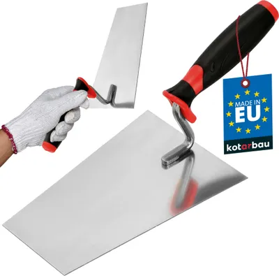 Produktbild von KOTARBAU® Professionelle Edelstahl Trapezkelle 180 mm Geschliffen Soft