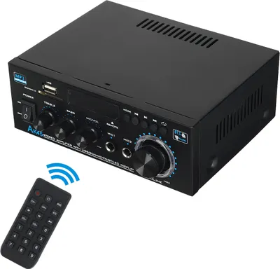 Obrázek produktu pro AUTSOME HiFi stereo zesilovač 90W + 90W Max. 600W výstupní výkon 2.0 kanálový bluetooth 5.0 Mini audio zesilovač přijímač
