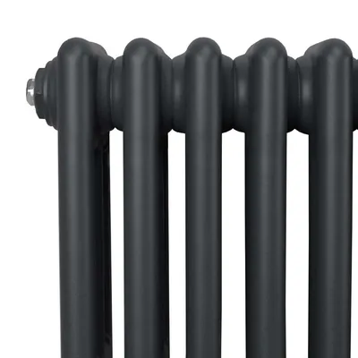 Obrázok produktu pre Tradičný 3-stĺpový radiátor - 1800 x 202 mm - antracitovo sivý