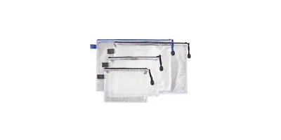 Produktbild von Reißverschlussbeutel DIN A5 PVC schwarz