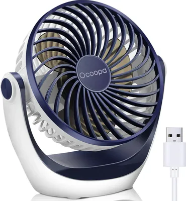 Zdjęcie produktu dla Wentylator stołowy Ocoopa D602 granatowy USB