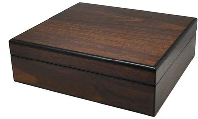 Image de Coffret à montres en bois plaqué pour 8 montres, marron W-062 pour 8 montres