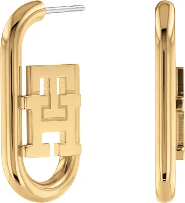 Obrázok produktu pre Tommy Hilfiger - 2780719 - Creoles - Dámske - Nerezová oceľ - Monogram