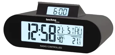 Digitale Weckerradio mit DCF77, Temperatur und Luftfeuchtigkeit