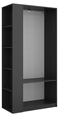Produktbild von Kleiderschrank Vicco Elmo Anthrazit 80 x 200 cm 2er Set, Model 61344