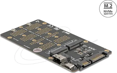 Immagine prodotto di DELOCK Konverter M.2 Key M NVMe SSD > SFF-8654 und M.2 Key B