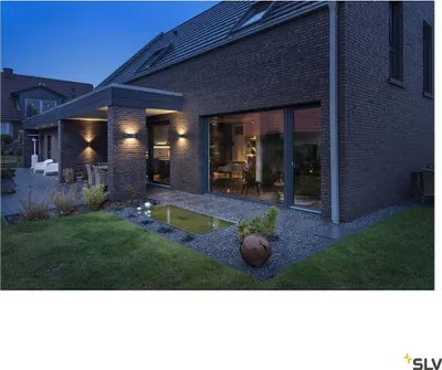 Produktbild von SLV 1005155 SITRA L, LED Outdoor Wandaufbauleuchte, anthrazit, CCT switch 3000/4000K IP65