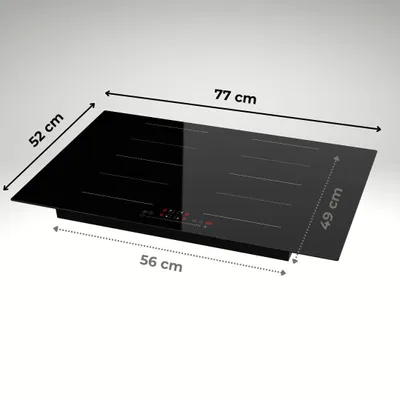 Produktbild von YUNA Milagro IK77-2FZ Induktionskochfeld, Flexzone, 77 cm