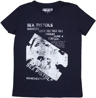 Image de Pistols - "Manchester Flyer" T-shirt pour femme RO12445 (M) (Bleu marine)