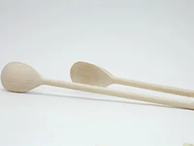 Obrázek produktu pro Dřevěná lžíce na vaření, 40 cm, OVÁLNÁ