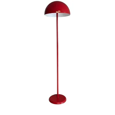 Produktbild von Rote Stehlampe aus Metall mit E27-Fassung, Modern