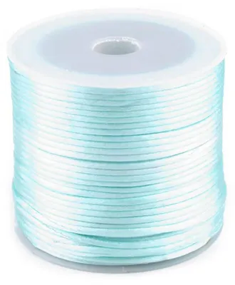 Produktbild von 30m Satinschnur Flechtkordel Kumihimo 1mm, Farbwahl in deinen Lieblingsfarben