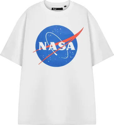 Produktbild von NASA - T-Shirt für Herren/Damen Uni, kurzärmlig NS9138 (M) (Weiß)