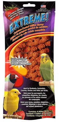 Immagine prodotto di Orecchie di miglio alla fragola con lime extra per tutti i pappagalli 4 pz