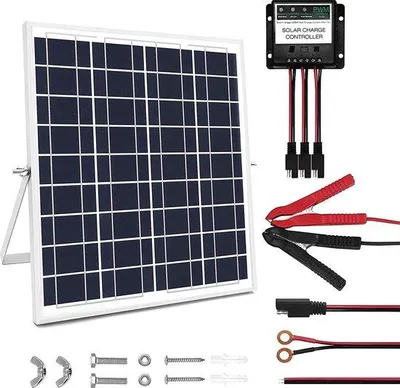 Immagine prodotto di Modulo solare portatile da 20 W con regolatore da 5 A per auto, barche e biciclette