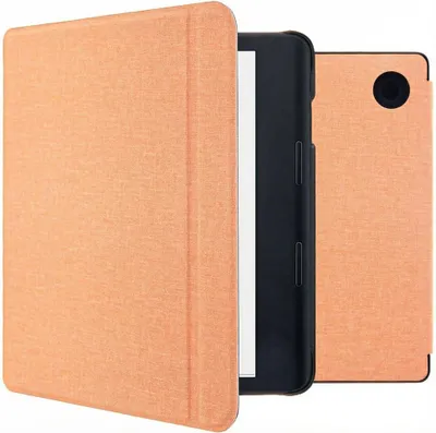 Produktbild von imoshion Canvas Sleepcover Klapphülle mit Stand Kobo Sage / Tolino Epos 3 - Peach