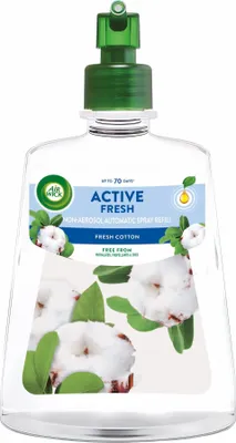 Obrázok produktu pre AIR WICK Active Fresh Automatická náplň Fresh Bavlna 228 ml