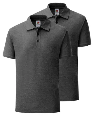 Produktbild von Doppelpack Fruit of the Loom 65/35 Polo + GRATIS MyShirt Stoffbeutel