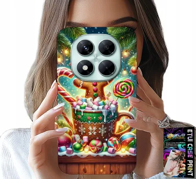 Produktbild von Etui Do Xiaomi Note 15 Pro 5G - Piernik Pierniki Świąteczne Wzory +Szkło