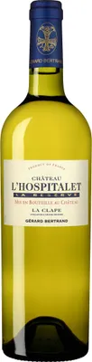 Image de Château l'Hospitalet La Réserve vin blancet biodynamique 2022 75cl