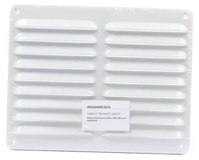 Produktbild von MARLEY Lüftungsgitter Aluminium Weiß 245x195