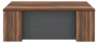 Obrázek produktu pro Šéfův stůl, moderní design, barva hnědá a šedá, stylový design