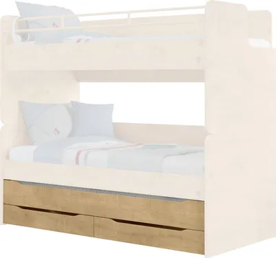 Produktbild von Cilek STUDIO Ausziehbett mit Bettkasten, 90x200 cm