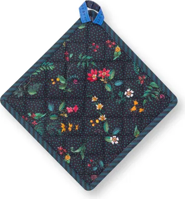 Produktbild von PIP STUDIO Square Berry Blues Topflappen blau 22cm